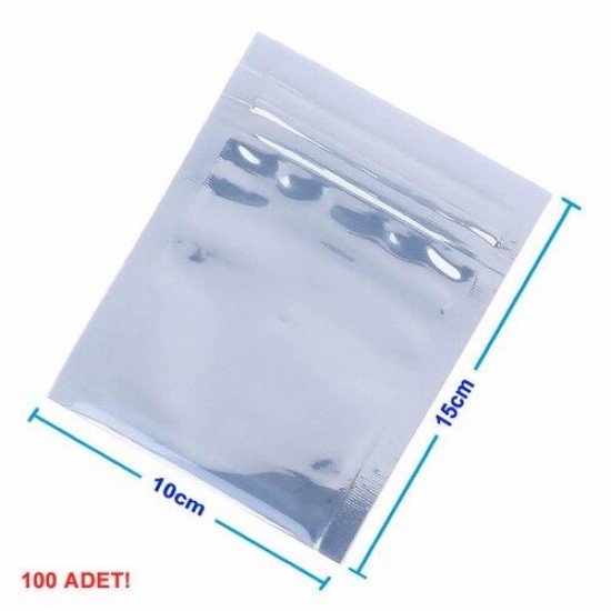Kilitli Antistatik Poşet 10x15cm 100 Adet