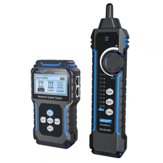 Noyafa NF-8209 Pro Ağ Kablosu Test Cihazı Tonlama ve Prob Kiti