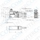 IC-175W Micro Switch Kablolu Su Geçirmez - Kısa Makara 10A