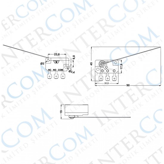 IC-176 Micro Switch Telli
