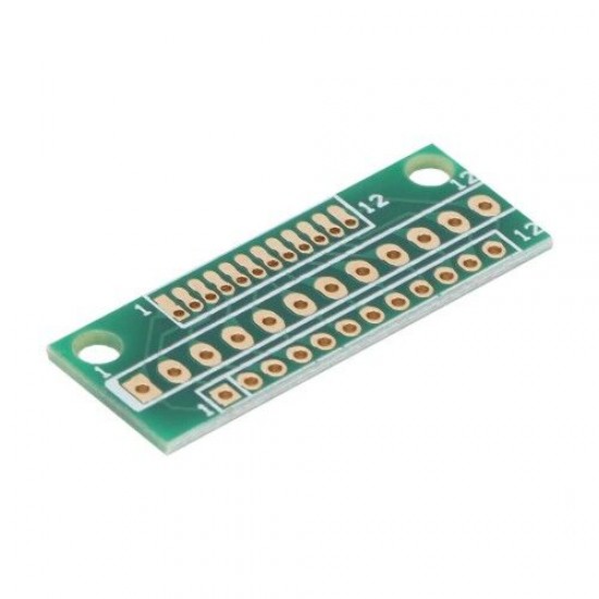 12 Pin 1.27mm - 2mm to 2.54mm Çevirici PCB