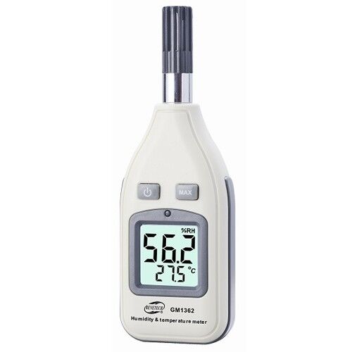 Benetech GM1362 Mini Taşınabilir Nem ve Sıcaklık Ölçer