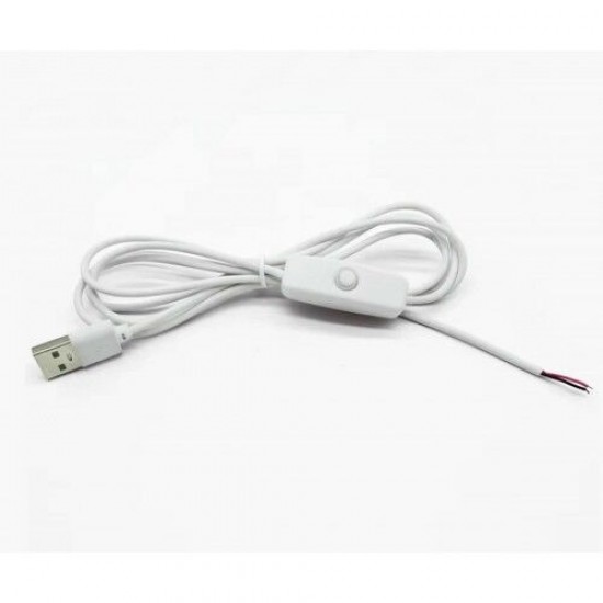 Anahtarlı Usb Kablo 1 Metre Beyaz