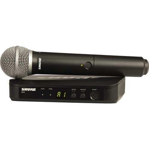 Shure BLX24E/PG58-H8E Profesyonel Kablosuz El Mikrofonu Sistemi