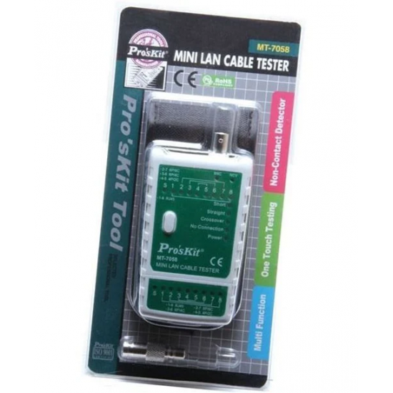 MT-7058 Mini Lan Kablo Tester