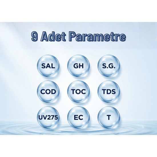 Linshang LS311 Çok Parametreli Su Kalitesi ve Tuzluluk Ölçer | 9 Parametre